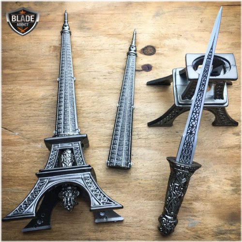 Eiffel Tower Inspired Desk Accessory with Letter Opening Function and Gift Box