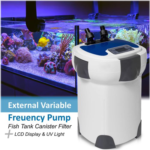 ClearFlow Canister Filter with UV Sterilizer and LCD Display