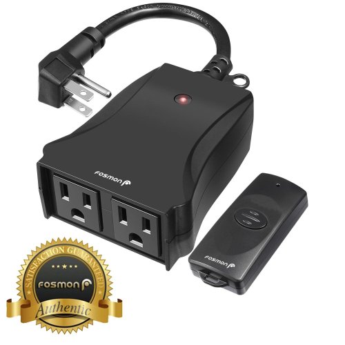 Weatherproof Outdoor Light Switch with Wireless Remote Control