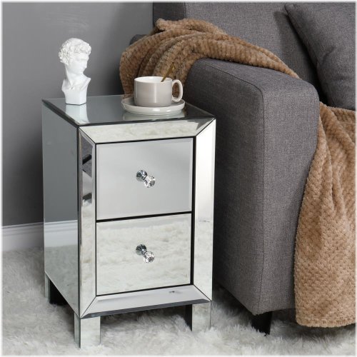 Elegant Reflections 2-Drawer Nightstand