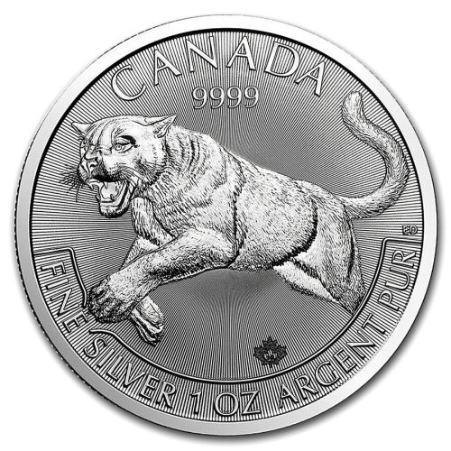 Canadian Cougar Silver Coin