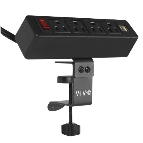 VIVO Clamp-On Power Strip