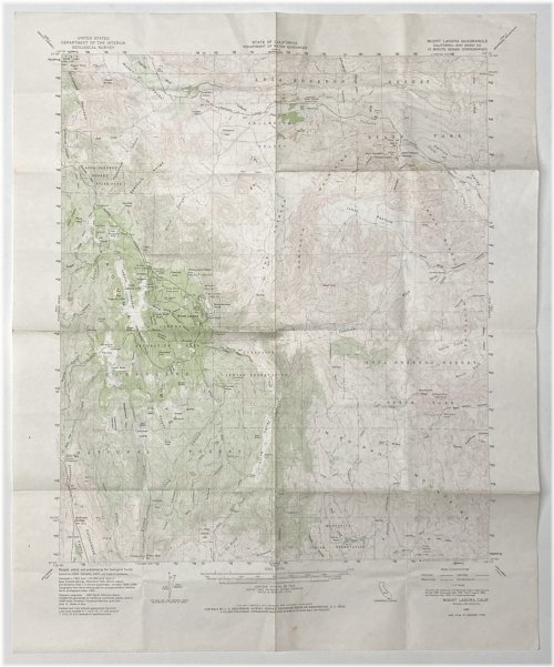 Legacy Terrain Chart - San Diego County 1960