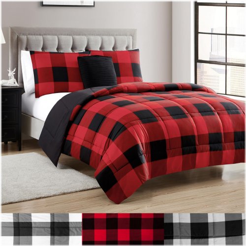 Buffalo Checkered Comforter and Sheet Set