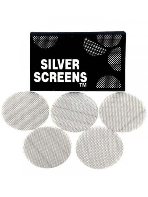 Silver Screen Pipe Filters - Set of 100