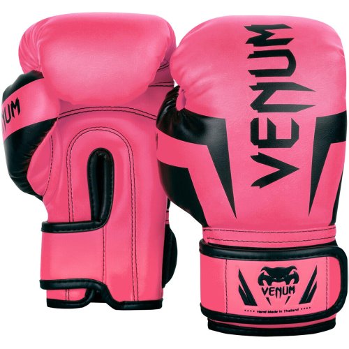 Fluorescent Pink Elite Training Gloves for Kids by Venum