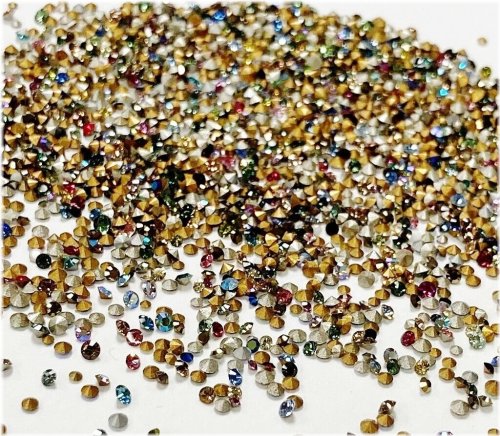 Tiny Treasures: Vintage Swarovski Crystal Rhinestones for Jewelry Repair (J48)