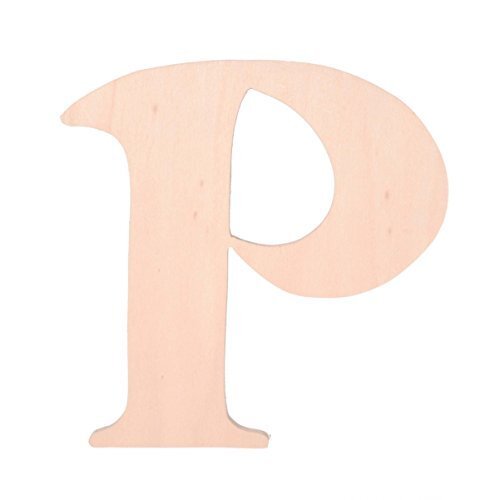 Decorative Wooden Letter P