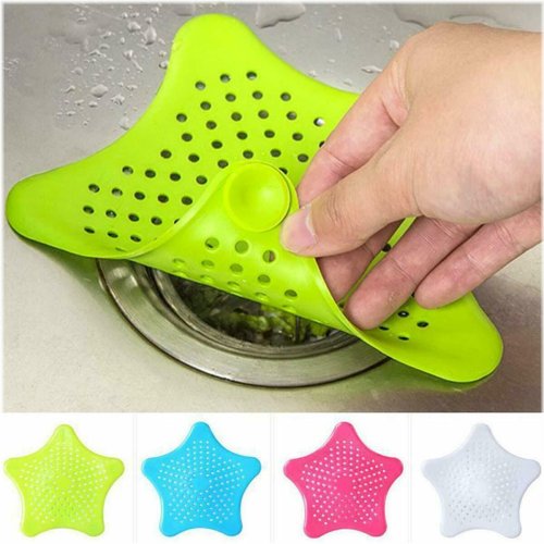 FlowGuard Drain Hair Catcher and Sink Strainer Set