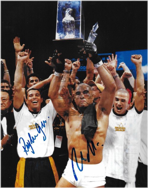 Gracie Brothers UFC Signed 8x10 Photo Reprint