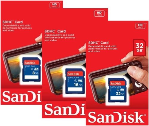 SanDisk Flash Memory Card SDSDB Retail