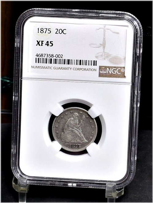 1875 Silver Coin - NGC XF45 (#47702)