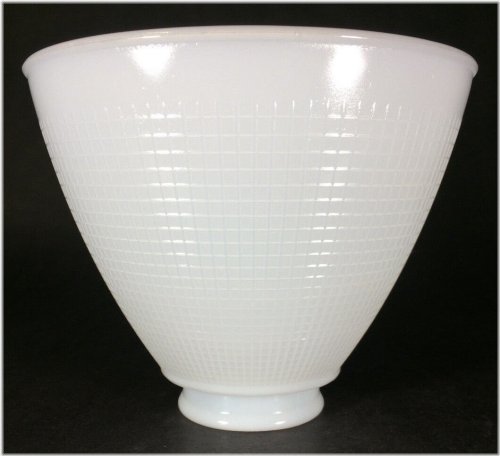 Opal Milk Glass Waffle Shade