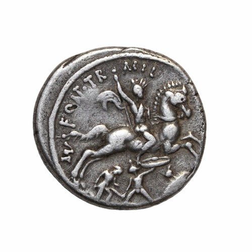 Fonteius Capito Silver Denarius - 55 BC