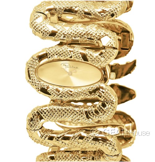 Golden Serpent Timepiece