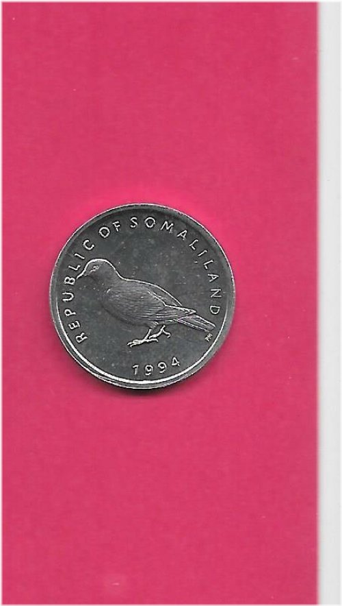 Somaliland Vintage Bird Shilling Coin