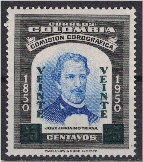 Jeronimo Triana's Colombian Stamp
