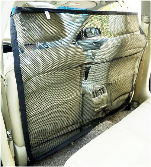 Pet Safety Mesh Barrier for Car Travel