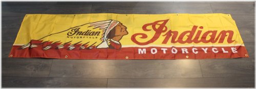 Indian Motorcycles Garage Racing Flag