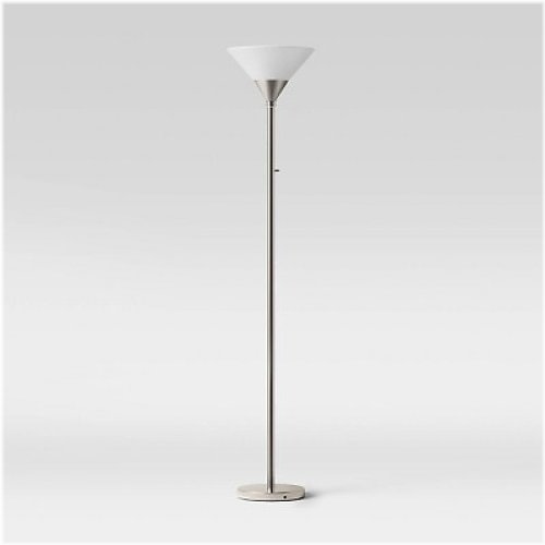 Silver Glow Floor Lamp