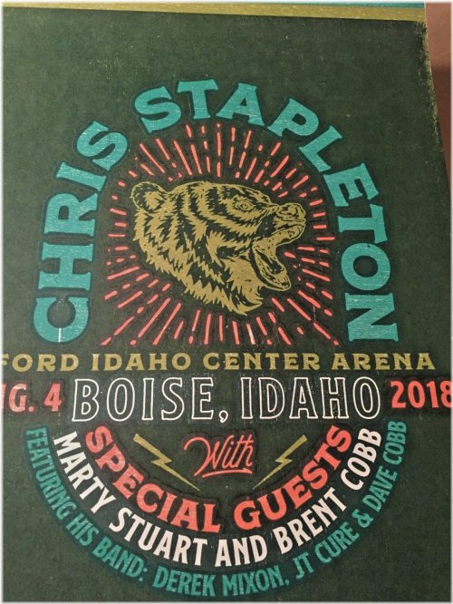 Boise Bound: Chris Stapleton Limited Edition Poster