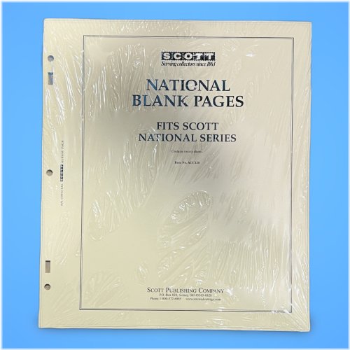 Scott National Blank Pages Pack