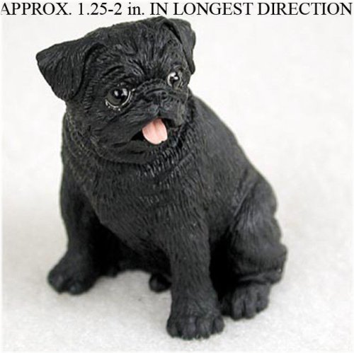 Midnight Pug Figurine