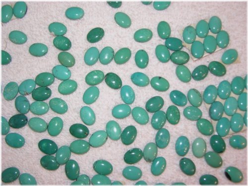 Turquoise Oval Cabochons Set