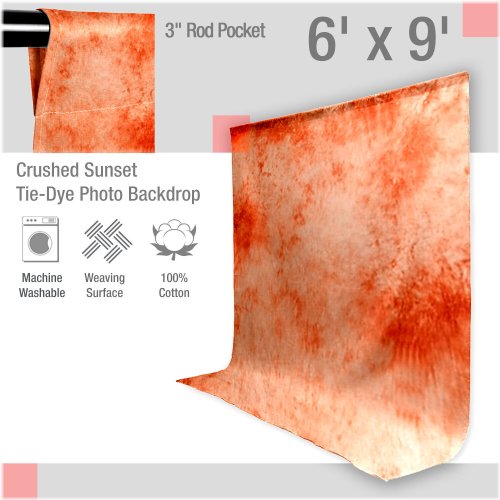 Rainbow Swirl Muslin Backdrop