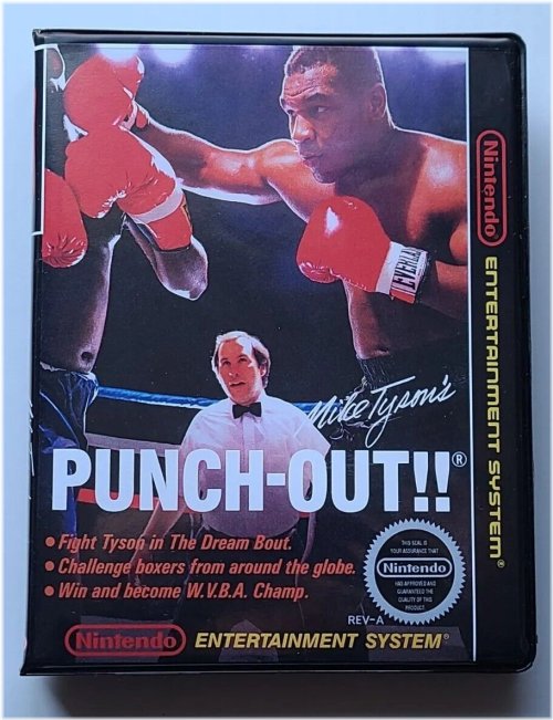 RetroVault Game Storage Solution - Premium Protective Case for Mike Tyson's Punch-Out!! on Nintendo NES