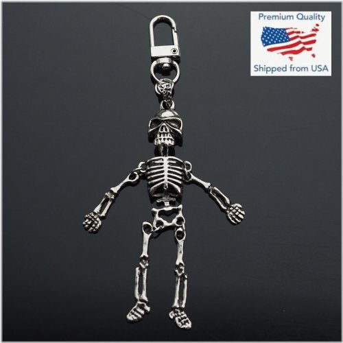 Skeleton Key Ring Clip