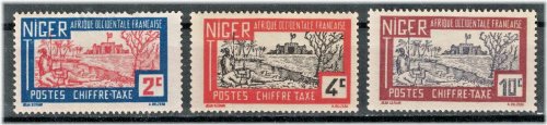 Niger Postage Due Stamps Set 1927