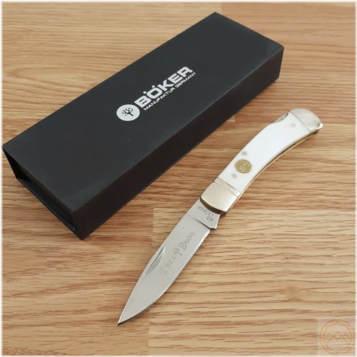 Stagbone Lockback Folding Knife