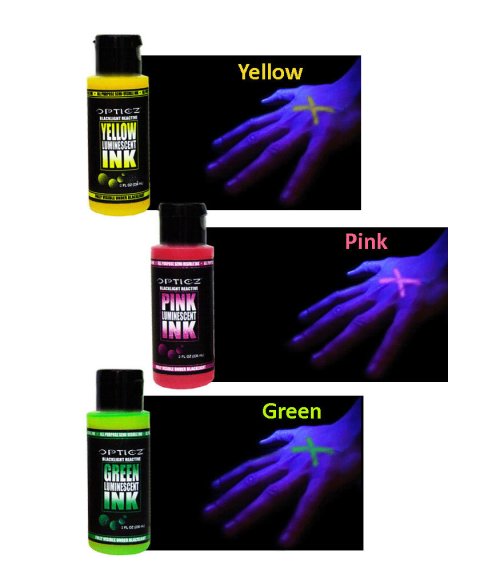Daytime Glow UV Ink Trio