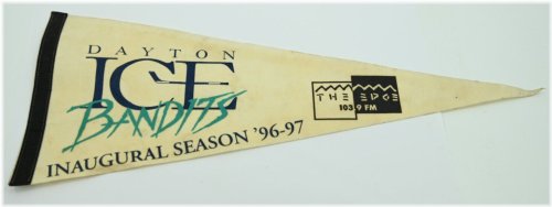 Ice Bandits Inaugural Team Pennant