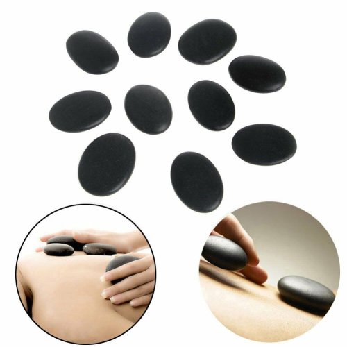 Natural Basalt Stones for Relaxation and Massage Therapy