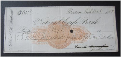 Railroad Revenue Stamp Check