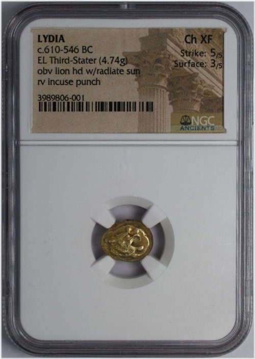 Lydia Lion Third-Stater Coin