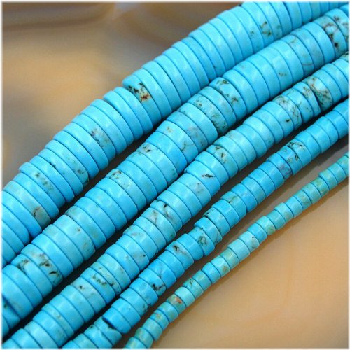 Turquoise Heishi Gemstone Beads