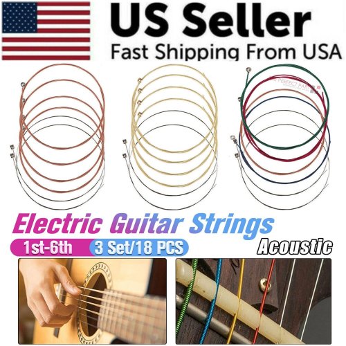 Harmonic Trio: Acoustic Guitar Replacement Strings Set