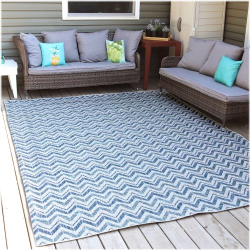 Blue Ridge Chevron Rug