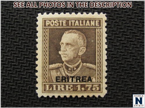 Deep Brown Eritrean Stamp (1928) - MLH VF