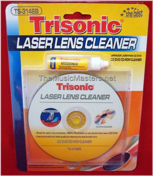 Laser Lens Cleaning Kit with Fluid for Media Players