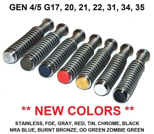 Durable Stainless Steel Guide Rod Assemblies for GLOCK Gen 4 and 5 Models