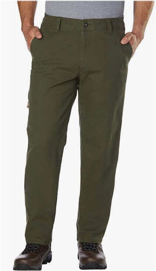 Terrain Canvas Pants for Men in Olive Brown