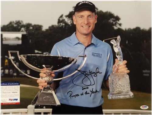 2010 POY Autographed Photo by Jim Furyk with PSA/DNA COA