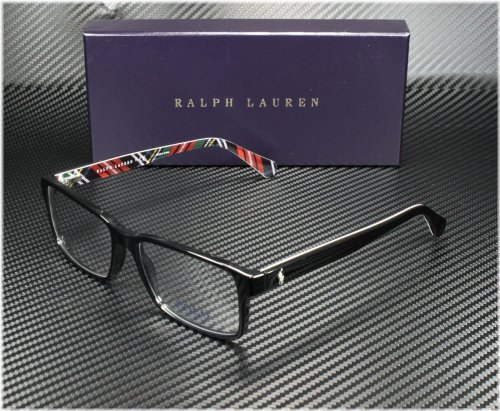 Black Demo Lens Men's Eyeglasses by Ralph Lauren Polo PH2123 5489