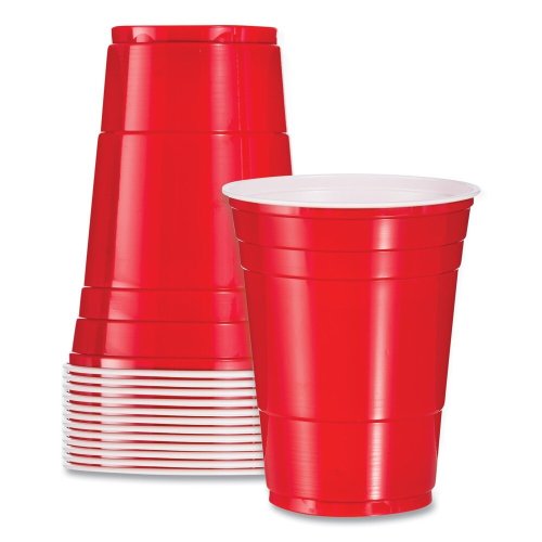 Red Solo Cold Cups - 16 oz. (50 Pack)