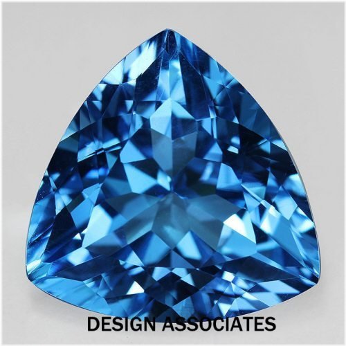 Trillion Cut Swiss Blue Topaz