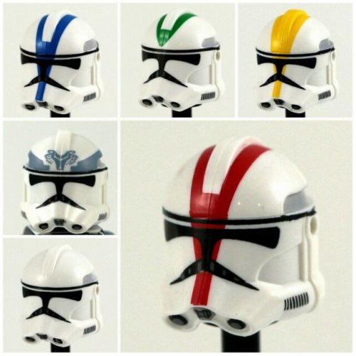 Galactic Trooper Helmets for Star Wars Minifigures - Choose Your Style